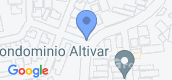 지도 보기입니다. of Condominio Altivar