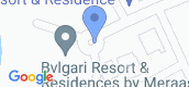 地图概览 of Bulgari Resort & Residences