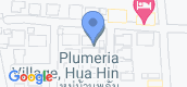 Vista del mapa of Plumeria Village Huahin
