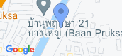 Map View of Baan Pruksa 18 Bangyai