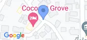 地图概览 of Coconut Grove