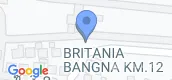 지도 보기입니다. of Britania Bangna KM. 12