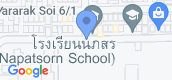 Map View of Wararak Village Rangsit - Nakhon Nayok Road