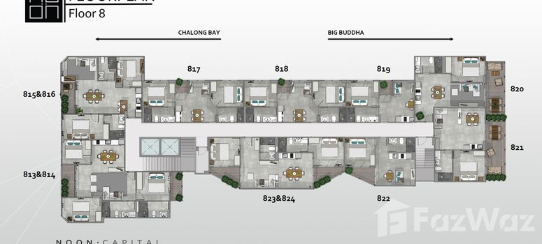 Master Plan of นูนวิลเลจ ทาวเวอร์ 2 - Photo 4