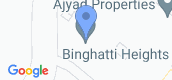 Vista del mapa of Binghatti Heights