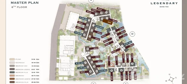 Master Plan of เดอะ ไตเติ้ล เลเจนดารี-บางเทา - Photo 6