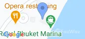 지도 보기입니다. of Royal Phuket Marina