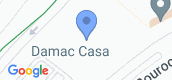 Vista del mapa of Damac Casa