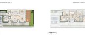 Plans d'étage des unités of Arabella Townhouses 1