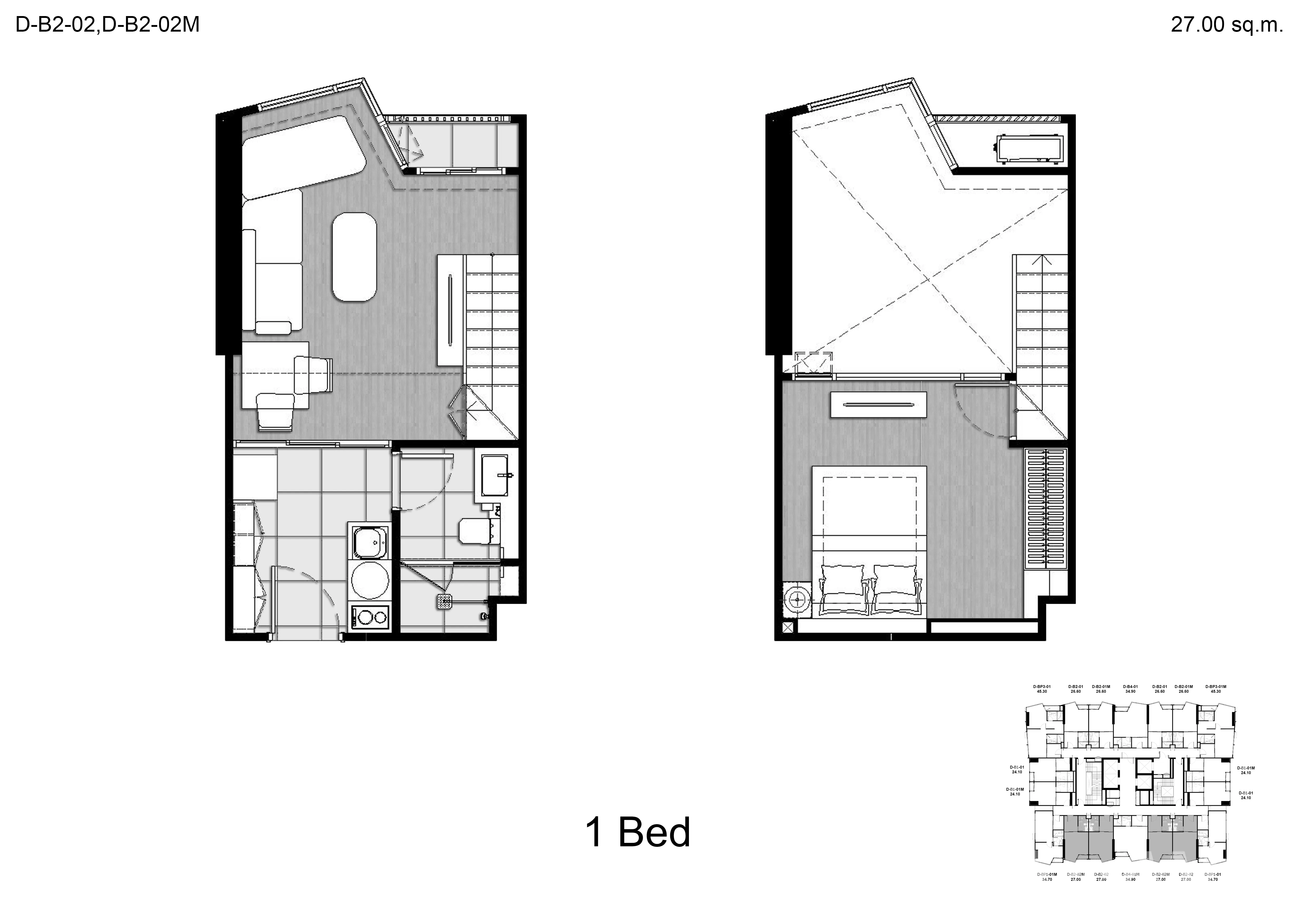 For sale 1 bed condo in Khlong Toei, Bangkok