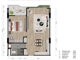 ขายคอนโด 1 ห้องนอน ในโครงการ ลายัน กรีน พาร์ค เฟส 2, เชิงทะเล, ถลาง