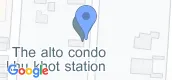지도 보기입니다. of The Alto Condo Khu Khot Station