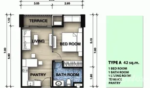 清迈 Chang Phueak Mountain Pano Condominium 1 卧室 公寓 售 