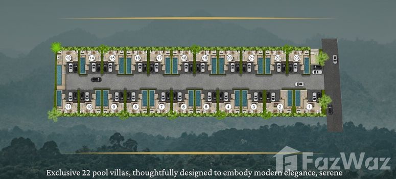 Master Plan of อีลีท ฮิลไซด์ วิลล่า - Photo 1