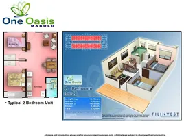 2 chambre Condominium à vendre à One Oasis Cebu., Cebu City, Cebu