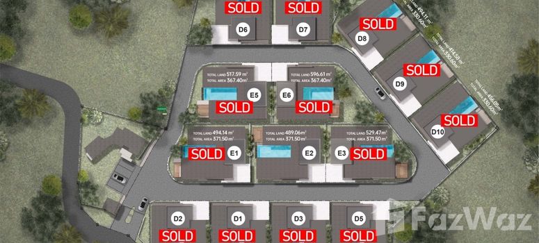 Master Plan of สตาร์ศิลา วิลล่า - Photo 1