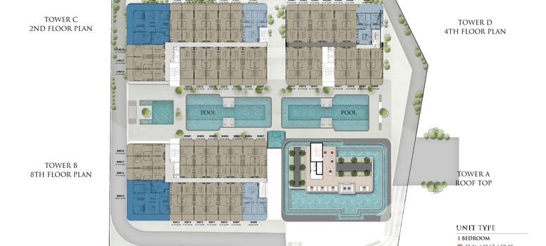 Master Plan of เอเวอร์ ไพรม์ เรสซิเดนซ์ กะรน - Photo 10