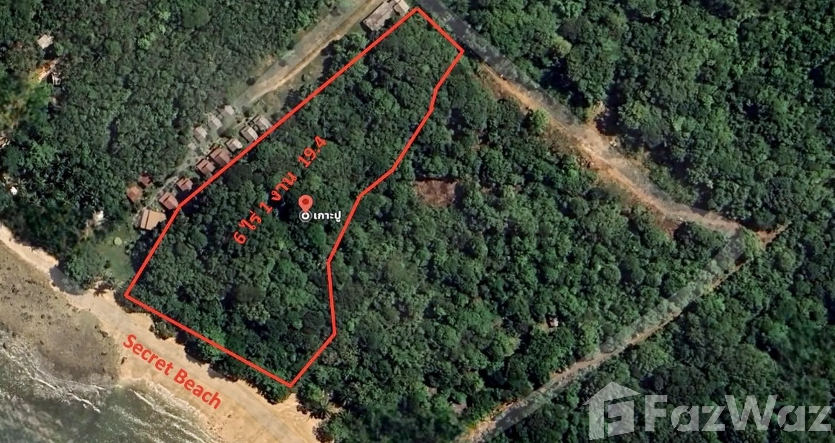 10,076 SqM. Beachfront Land for Sale in Ko Pu