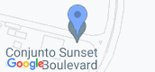 Vista del mapa of Sunset Boulevard 