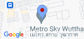 지도 보기입니다. of Metro Sky Wutthakat