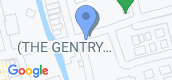 Vista del mapa of The Gentry Sukhumvit