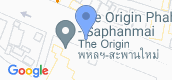 지도 보기입니다. of The Origin Phahol - Saphanmai