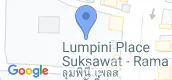 地图概览 of Lumpini Place Suksawat - Rama 2
