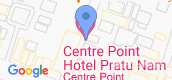 Vista del mapa of Centre Point Hotel Pratunam
