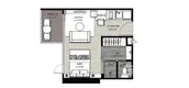 Plans d'étage des unités of Andromeda Condominium