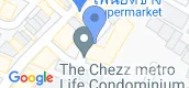 지도 보기입니다. of The Chezz Metro Life Condo