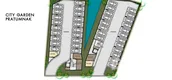 Plans d'étage des bâtiments of City Garden Pratumnak