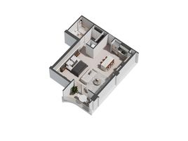 1 Habitación Apartamento en venta en Mata Redonda, San Jose