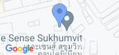 Vista del mapa of The Sense Sukhumvit