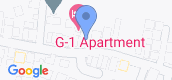 지도 보기입니다. of G-1 Apartment