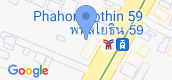 Vista del mapa of Rich Park Terminal @Phahonyothin 59