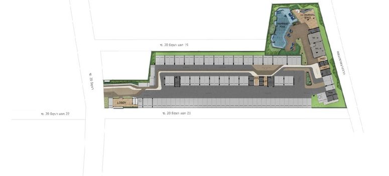 Master Plan of ดิ เอ็กเซล รัชดา 18 - Photo 1