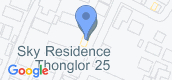 Map View of Sky Residence Thonglor 25