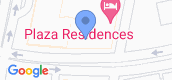 عرض الخريطة of Plaza Residences 1