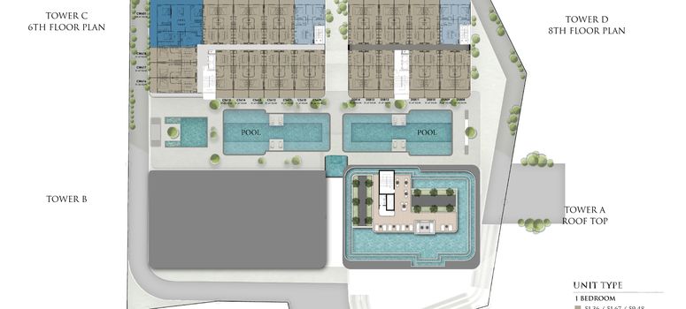 Master Plan of เอเวอร์ ไพรม์ เรสซิเดนซ์ กะรน - Photo 14