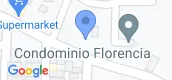 지도 보기입니다. of Condominio Florencia