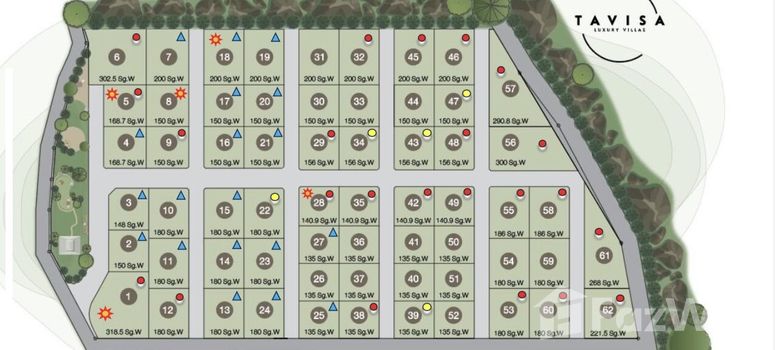 Master Plan of ทาวิสา ลักซ์ชัวรี วิลล่า - Photo 1