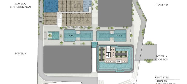 Master Plan of เอเวอร์ ไพรม์ เรสซิเดนซ์ กะรน - Photo 16