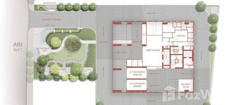 Master Plan of เวีย อารีย์ - Photo 1