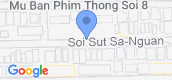 지도 보기입니다. of Pimthong Village Lat Phrao 101