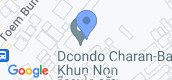 지도 보기입니다. of D Condo Charan - Bangkhunnon