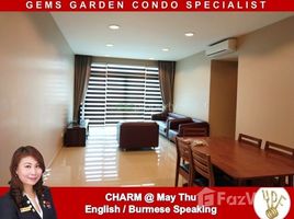 3 အိပ်ခန်း တိုက်ခန်း for rent at 3 Bedroom Condo for rent in The Gems Garden Condominium, Yangon, ဗိုလ်တထောင်, အရှေ့ပိုင်းခရိုင်, ရန်ကုန်တိုင်းဒေသကြီး