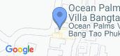 Vista del mapa of Ocean Palms Villa Bangtao