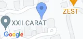 Vista del mapa of XXII Carat