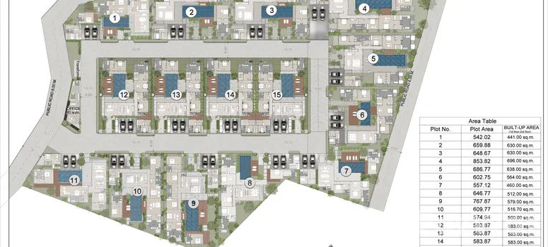 Master Plan of ฟอร์ทูนา เลคไซด์ - Photo 2