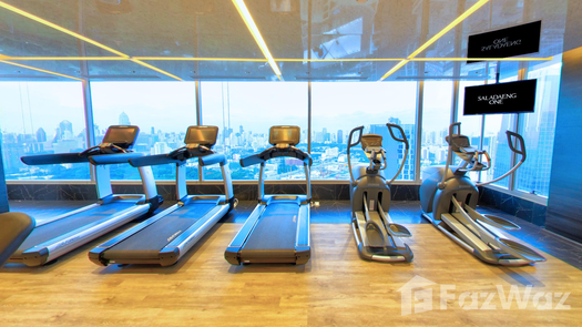 3D视图 of the Fitnessstudio at Saladaeng One